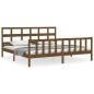 vidaXL Giroletto con Testiera Miele 6FT Super King in Legno Massello