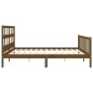 vidaXL Giroletto con Testiera Miele 6FT Super King in Legno Massello