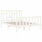 vidaXL Giroletto senza Materasso Bianco 120x200 cm Legno Massello Pino vidaXL Giroletto senza Materasso Bianco 120x200 cm Legno Massello Pino