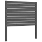 vidaXL Giroletto con Testiera Grigio 100x200 cm in Legno Massello vidaXL Giroletto con Testiera Grigio 100x200 cm in Legno Massello