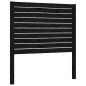vidaXL Giroletto con Testiera Nero 100x200 cm in Legno Massello vidaXL Giroletto con Testiera Nero 100x200 cm in Legno Massello