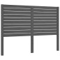 vidaXL Giroletto con Testiera Grigio 140x200 cm in Legno Massello vidaXL Giroletto con Testiera Grigio 140x200 cm in Legno Massello