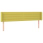 Testiera ad Orecchio Verde 163x16x78/88 cm in Tessuto Testiera ad Orecchio Verde 163x16x78/88 cm in Tessuto