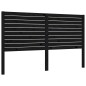 vidaXL Giroletto con Testiera Nero 160x200 cm Legno Massello vidaXL Giroletto con Testiera Nero 160x200 cm Legno Massello