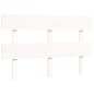 vidaXL Giroletto con Testiera Bianco 4FT6 Double in Legno Massello vidaXL Giroletto con Testiera Bianco 4FT6 Double in Legno Massello