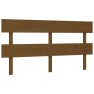 vidaXL Giroletto con Testiera Miele 160x200 cm Legno Massello vidaXL Giroletto con Testiera Miele 160x200 cm Legno Massello