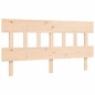 vidaXL Giroletto con Testiera King Size in Legno Massello vidaXL Giroletto con Testiera King Size in Legno Massello
