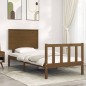 vidaXL Giroletto con Testiera Miele 90x200 cm in Legno Massello vidaXL Giroletto con Testiera Miele 90x200 cm in Legno Massello