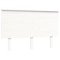 vidaXL Giroletto senza Materasso Bianco 120x200 cm Legno Massello Pino vidaXL Giroletto senza Materasso Bianco 120x200 cm Legno Massello Pino