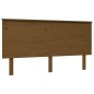 vidaXL Giroletto con Testiera Miele 5FT King Size in Legno Massello vidaXL Giroletto con Testiera Miele 5FT King Size in Legno Massello