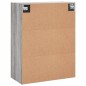 vidaXL Mobili a Parete 2 pz Grigio Sonoma 69,5x34x90 cm vidaXL Mobili a Parete 2 pz Grigio Sonoma 69,5x34x90 cm