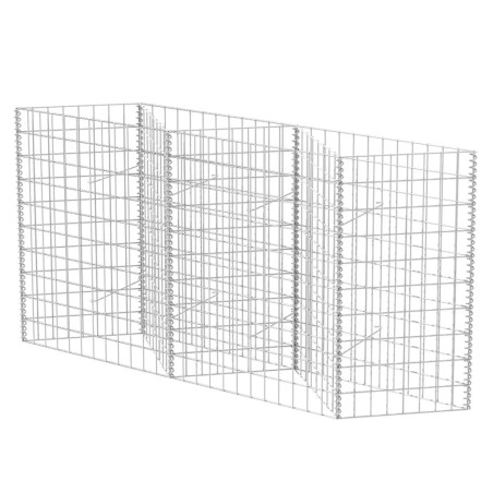 Gabbione in Rete in Acciaio Zincato 120x30x100 cm