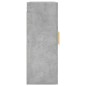 vidaXL Mobili a Parete 2 pz Grigio Cemento 69,5x34x90 cm vidaXL Mobili a Parete 2 pz Grigio Cemento 69,5x34x90 cm