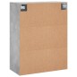 vidaXL Mobili a Parete 2 pz Grigio Cemento 69,5x34x90 cm vidaXL Mobili a Parete 2 pz Grigio Cemento 69,5x34x90 cm