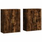 vidaXL Mobili a Parete 2 pz Rovere Fumo 69,5x34x90 cm vidaXL Mobili a Parete 2 pz Rovere Fumo 69,5x34x90 cm