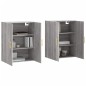 vidaXL Mobili a Parete 2 pz Grigio Sonoma 69,5x34x90 cm vidaXL Mobili a Parete 2 pz Grigio Sonoma 69,5x34x90 cm