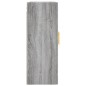 vidaXL Mobili a Parete 2 pz Grigio Sonoma 69,5x34x90 cm vidaXL Mobili a Parete 2 pz Grigio Sonoma 69,5x34x90 cm