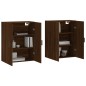 vidaXL Mobili a Parete 2 pz Rovere Marrone 69,5x34x90 cm vidaXL Mobili a Parete 2 pz Rovere Marrone 69,5x34x90 cm