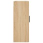 vidaXL Mobili a Parete 2 pz Rovere Sonoma 69,5x34x90 cm vidaXL Mobili a Parete 2 pz Rovere Sonoma 69,5x34x90 cm