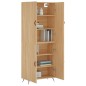 vidaXL Credenza Rovere Sonoma 69,5x34x180 cm in Legno Multistrato vidaXL Credenza Rovere Sonoma 69,5x34x180 cm in Legno Multistrato