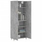 vidaXL Credenza Grigio Cemento 69,5x34x180 cm in Legno Multistrato vidaXL Credenza Grigio Cemento 69,5x34x180 cm in Legno Multistrato
