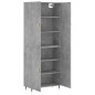 vidaXL Credenza Grigio Cemento 69,5x34x180 cm in Legno Multistrato vidaXL Credenza Grigio Cemento 69,5x34x180 cm in Legno Multistrato