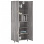 vidaXL Credenza Grigio Sonoma 69,5x34x180 cm in Legno Multistrato vidaXL Credenza Grigio Sonoma 69,5x34x180 cm in Legno Multistrato