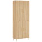 vidaXL Credenza Rovere Sonoma 69,5x34x180 cm in Legno Multistrato vidaXL Credenza Rovere Sonoma 69,5x34x180 cm in Legno Multistrato