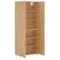 vidaXL Credenza Rovere Sonoma 69,5x34x180 cm in Legno Multistrato vidaXL Credenza Rovere Sonoma 69,5x34x180 cm in Legno Multistrato