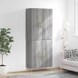 vidaXL Credenza Grigio Sonoma 69,5x34x180 cm in Legno Multistrato vidaXL Credenza Grigio Sonoma 69,5x34x180 cm in Legno Multistrato