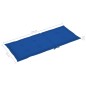 vidaXL Sedie da Giardino 4 pz con Cuscini Blu Reale Massello di Teak vidaXL Sedie da Giardino 4 pz con Cuscini Blu Reale Massello di Teak