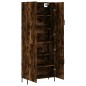 vidaXL Credenza Rovere Fumo 69,5x34x180 cm in Legno Multistrato vidaXL Credenza Rovere Fumo 69,5x34x180 cm in Legno Multistrato