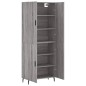 vidaXL Credenza Grigio Sonoma 69,5x34x180 cm in Legno Multistrato vidaXL Credenza Grigio Sonoma 69,5x34x180 cm in Legno Multistrato