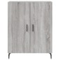 vidaXL Credenza Grigio Sonoma 69,5x34x180 cm in Legno Multistrato vidaXL Credenza Grigio Sonoma 69,5x34x180 cm in Legno Multistrato