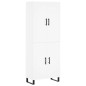 vidaXL Credenza Bianca 69,5x34x180 cm in Legno Multistrato vidaXL Credenza Bianca 69,5x34x180 cm in Legno Multistrato