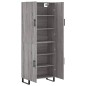 vidaXL Credenza Grigio Sonoma 69,5x34x180 cm in Legno Multistrato vidaXL Credenza Grigio Sonoma 69,5x34x180 cm in Legno Multistrato