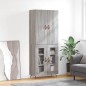 vidaXL Credenza Grigio Sonoma 69,5x34x180 cm in Legno Multistrato vidaXL Credenza Grigio Sonoma 69,5x34x180 cm in Legno Multistrato