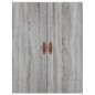 vidaXL Credenza Grigio Sonoma 69,5x34x180 cm in Legno Multistrato vidaXL Credenza Grigio Sonoma 69,5x34x180 cm in Legno Multistrato