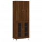 vidaXL Credenza Rovere Marrone 69,5x34x180 cm in Legno Multistrato vidaXL Credenza Rovere Marrone 69,5x34x180 cm in Legno Multistrato