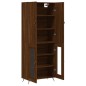 vidaXL Credenza Rovere Marrone 69,5x34x180 cm in Legno Multistrato vidaXL Credenza Rovere Marrone 69,5x34x180 cm in Legno Multistrato