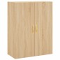 vidaXL Credenza Rovere Sonoma 69,5x34x180 cm in Legno Multistrato