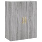 vidaXL Credenza Grigio Sonoma 69,5x34x180 cm in Legno Multistrato vidaXL Credenza Grigio Sonoma 69,5x34x180 cm in Legno Multistrato