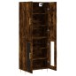 vidaXL Credenza Rovere Fumo 69,5x34x180 cm in Legno Multistrato vidaXL Credenza Rovere Fumo 69,5x34x180 cm in Legno Multistrato