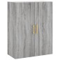 vidaXL Credenza Grigio Sonoma 69,5x34x180 cm in Legno Multistrato vidaXL Credenza Grigio Sonoma 69,5x34x180 cm in Legno Multistrato