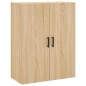 vidaXL Credenza Rovere Sonoma 69,5x34x180 cm in Legno Multistrato