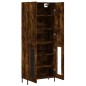 vidaXL Credenza Rovere Fumo 69,5x34x180 cm in Legno Multistrato vidaXL Credenza Rovere Fumo 69,5x34x180 cm in Legno Multistrato
