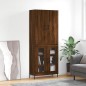 vidaXL Credenza Rovere Marrone 69,5x34x180 cm in Legno Multistrato vidaXL Credenza Rovere Marrone 69,5x34x180 cm in Legno Multistrato