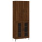 vidaXL Credenza Rovere Marrone 69,5x34x180 cm in Legno Multistrato vidaXL Credenza Rovere Marrone 69,5x34x180 cm in Legno Multistrato