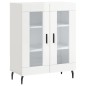 vidaXL Credenza Bianco Lucido 69,5x34x180 cm in Legno Multistrato vidaXL Credenza Bianco Lucido 69,5x34x180 cm in Legno Multistrato