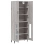 vidaXL Credenza Grigio Sonoma 69,5x34x180 cm in Legno Multistrato vidaXL Credenza Grigio Sonoma 69,5x34x180 cm in Legno Multistrato